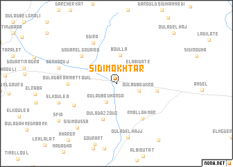 map of Sidi Mokhtar