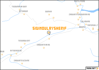 map of Sidi Moulay Sherif