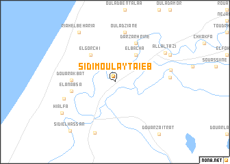 map of Sidi Moulay Taieb