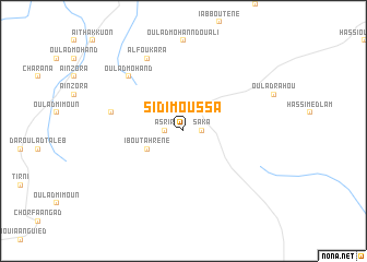 map of Sidi Moussa