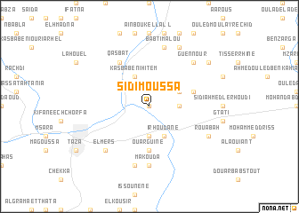 map of Sidi Moussa