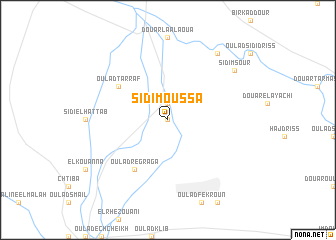 map of Sidi Moussa