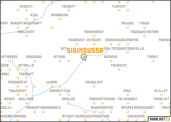 map of Sidi Moussa