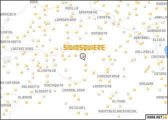 map of Si Dios Quiere
