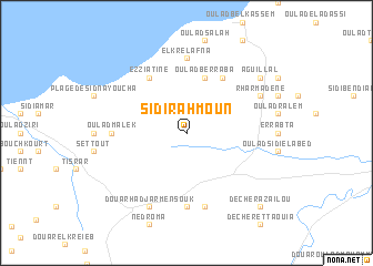map of Sidi Rahmoun