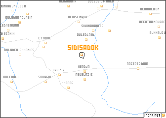 map of Sidi Sadok