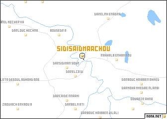 map of Sidi Saïd Maachou