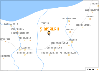 map of Sidi Salah