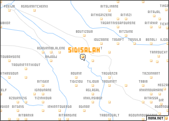 map of Sidi Salah