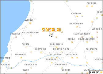 map of Sidi Salah