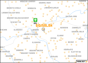 map of Sidi Salah