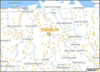map of Sīdī Sālim