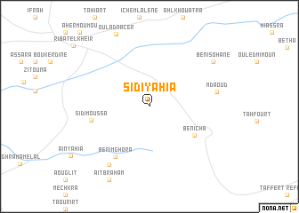 map of Sidi Yahia