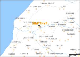 map of Sidi Yahya