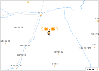 map of Sidiyuan