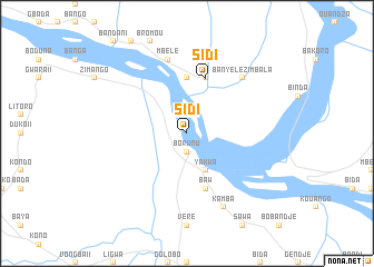 map of Sidi