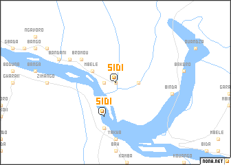 map of Sidi