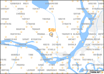 map of Sidi