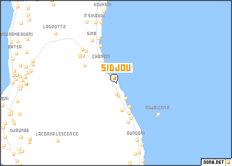 map of Sidjou