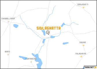 map of Sidlaghatta