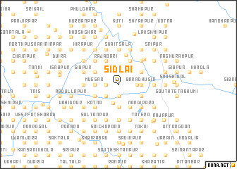 map of Sidlāi