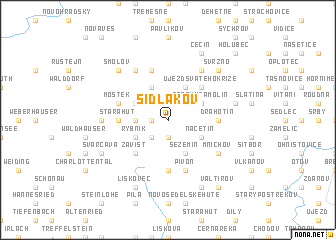 map of Šidlákov