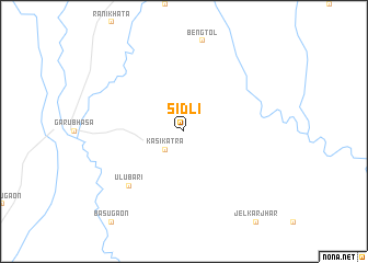 map of Sidli