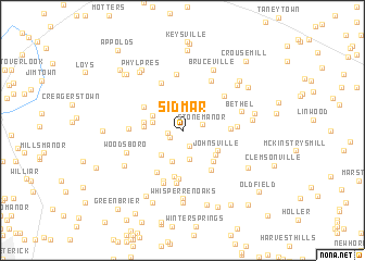 map of Sidmar