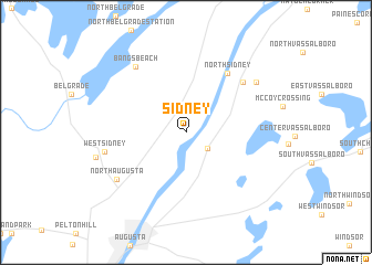 map of Sidney