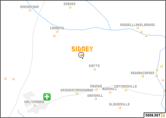 map of Sidney
