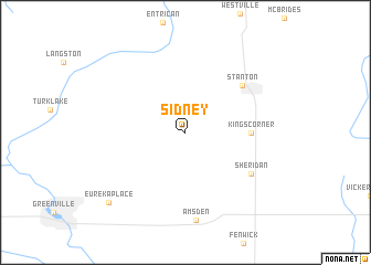 map of Sidney