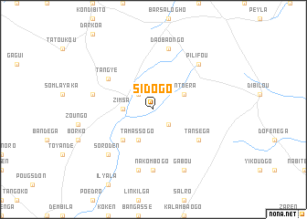 map of Sidogo