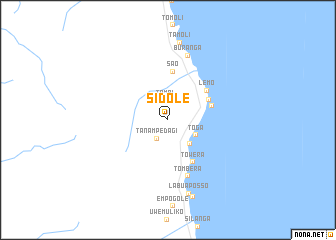 map of Sidole