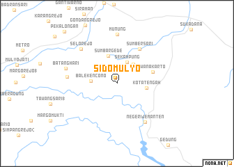 map of Sidomulyo