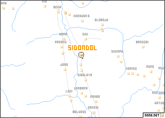 map of Sidondol