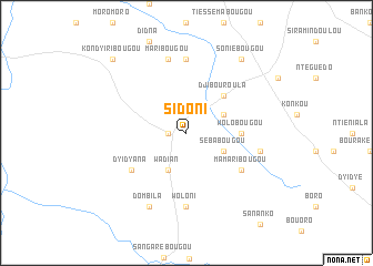 map of Sidoni