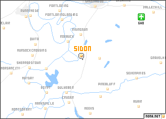 map of Sidon