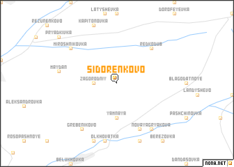 map of Sidorenkovo