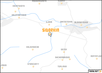 map of Sidorkin