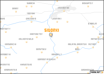 map of Sidorki