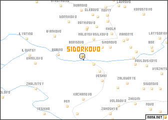 map of Sidorkovo