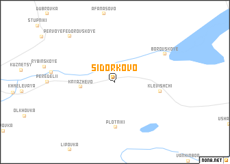 map of Sidorkovo