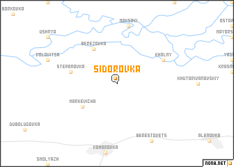 map of Sidorovka