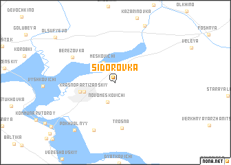 map of Sidorovka