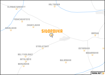 map of Sidorovka