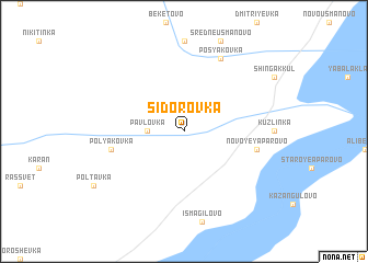 map of Sidorovka