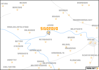 map of Sidorovo