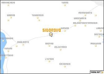 map of Sidorovo