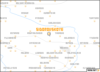 map of Sidorovskoye