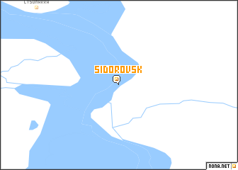map of Sidorovsk